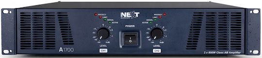 Next A1700 PA Power Amplifier 625W/4Ω 400W/8Ω with Cooling System