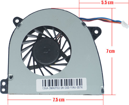 Ανεμιστηράκι Laptop Cpu Cooling Fan Toshiba Tecra W50-a Toshiba Tecra W50-a-102 Toshiba Tecra W50-a-103 Toshiba Tecra W50-a-104 Toshiba Tecra W50-a-107 Toshiba Tecra W50-a-10d Toshiba Tecra W50-a-10e Κωδ 80500