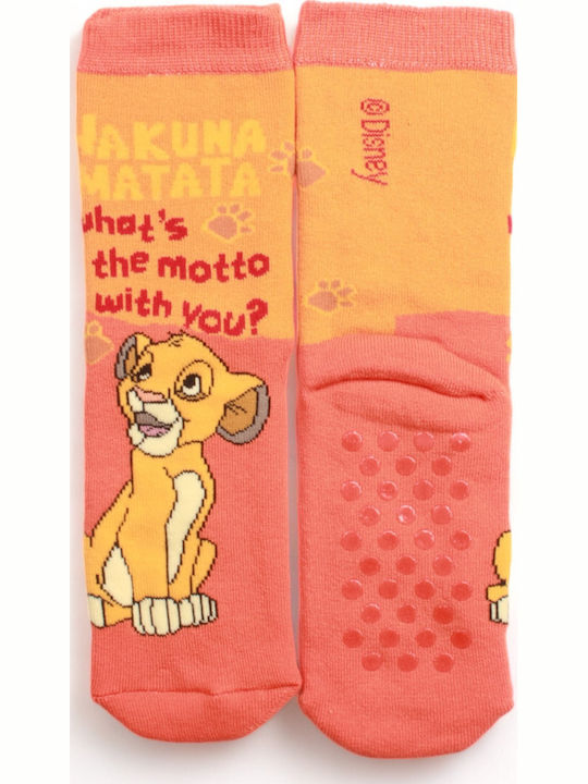Disney Kindersocken Rutschfest Lion King Multicolor 3 Paar