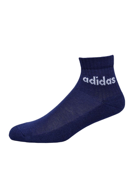 adidas Kids' Ankle Socks Performance Blue 5 Pairs