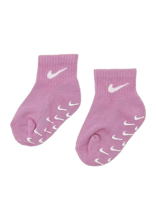 Nike Șosete Antiderapante pentru Copii Purple 3 Perechi