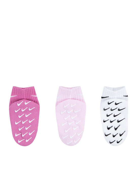 Nike Șosete Antiderapante pentru Copii Purple 3 Perechi