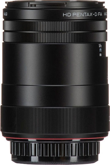 Pentax Full Frame Camera Lens HD DFA 100mm F2.8 Macro for Pentax K Mount Black