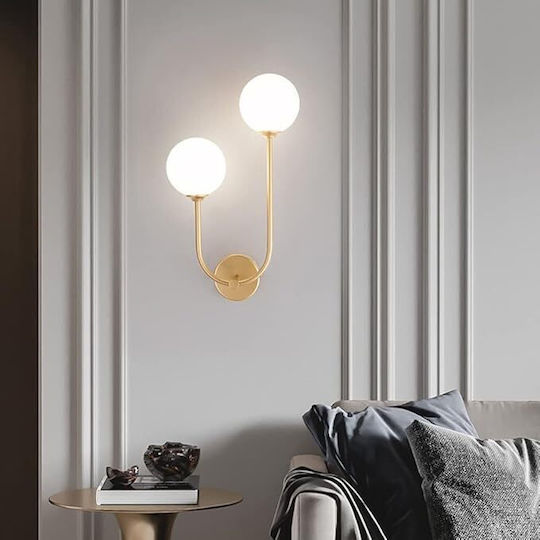 Lightplanet Leuchte Wand mit Fassung E14 Weiß
