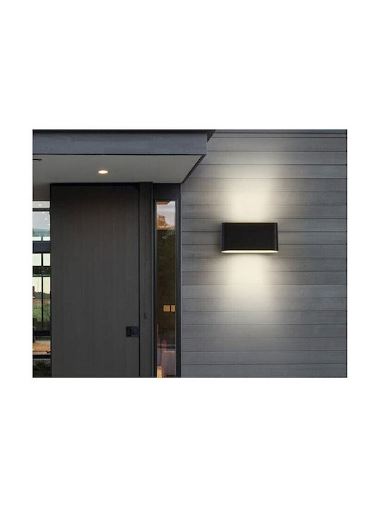 Lightplanet Modern Lumină de Perete cu LED Integrat și Lumină Alb Cald Negru