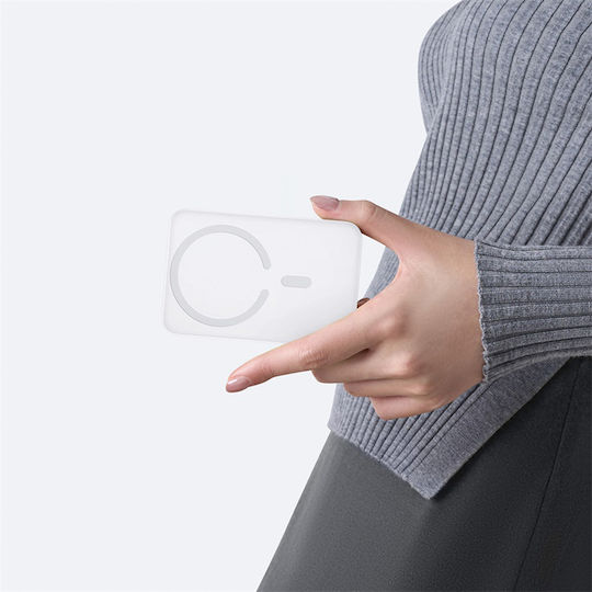 Baseus EnerFill FM11 MagSafe Power Bank 10000mAh 22.5W με Θύρα USB-C Power Delivery Λευκό