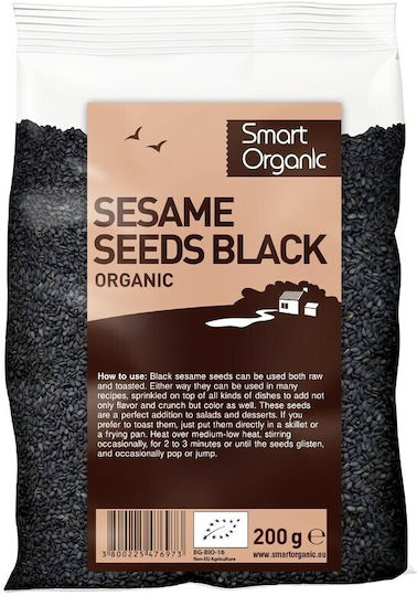 Organic Black Sesame Seeds 200g Smart Organic