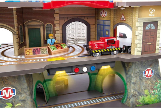 Hape City Railway Сет с Влакче за 3+ години+ Години