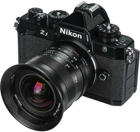 7artisans Cadru complet Obiectiv Foto 14mm f/2.8 Unghi larg pentru Montura Nikon Z Black