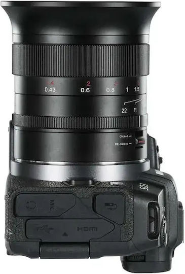 7artisans Voller Rahmen Kameraobjektiv 14mm f/2.8 Weitwinkel für Canon RF Mount Black