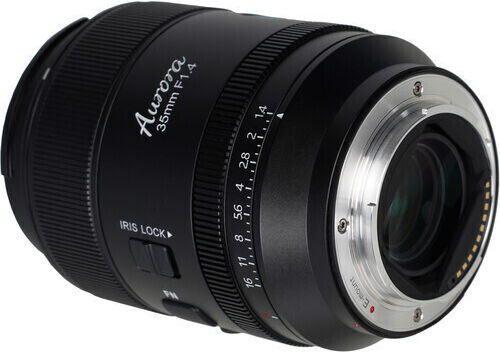 Sirui Full Frame Camera Lens Aurora 35mm f/1.4 Wide Angle for Fujifilm X Mount Black