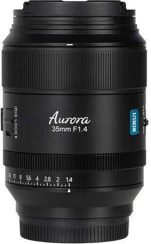 Sirui Пълен кадър Фотообектив Aurora 35mm f/1.4 Широк ъгъл за Никон З Монтаж Черен