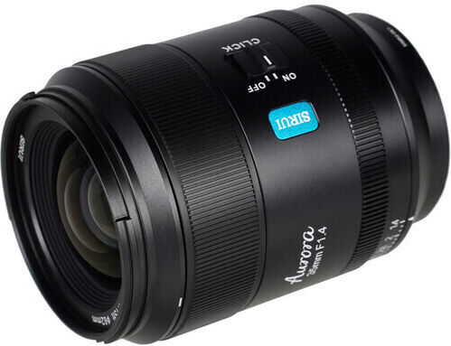 Sirui Пълен кадър Фотообектив Aurora 35mm f/1.4 Широк ъгъл за Никон З Монтаж Черен
