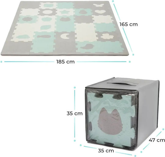 Kinderkraft Interaktives Kinder-Bodenpuzzle Luno 15 Teile
