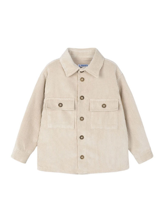 Kids Shirt Long Sleeve Light Grey