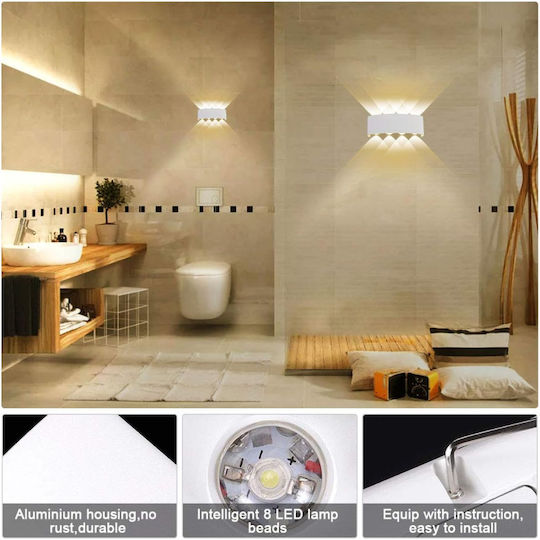 Lightplanet Επιτοίχιο Εξωτερικό Φωτιστικό LED IP54