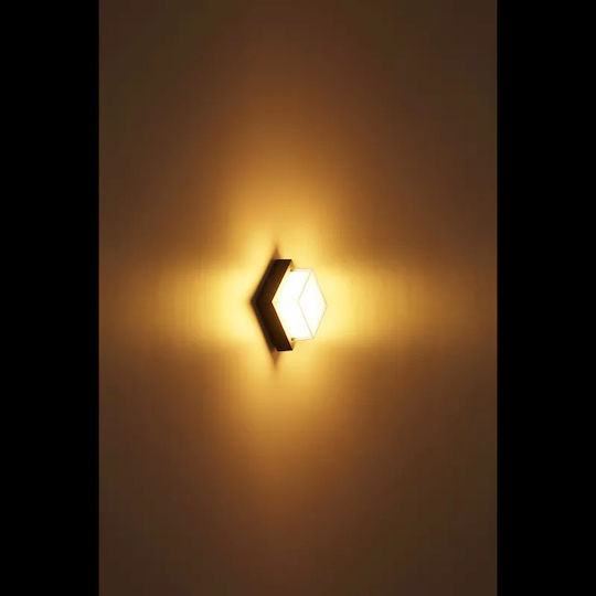 Lightplanet Επιτοίχιο Εξωτερικό Φωτιστικό LED IP65 12W