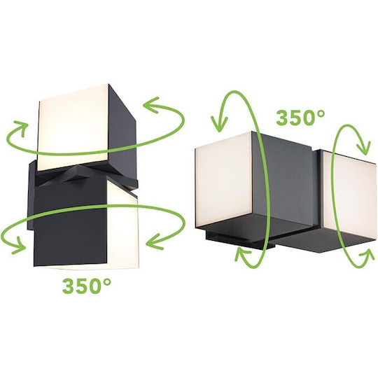 Lightplanet Lumină de exterior montată pe perete LED