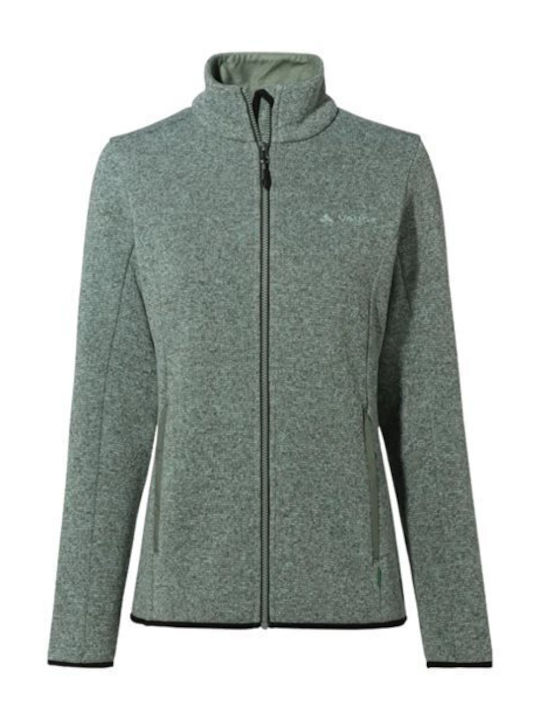 Fleece Damen Jacke Agave