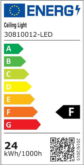 Lightplanet Panou LED Putere 48W cu Alb Rece Lumini 60x60cm.