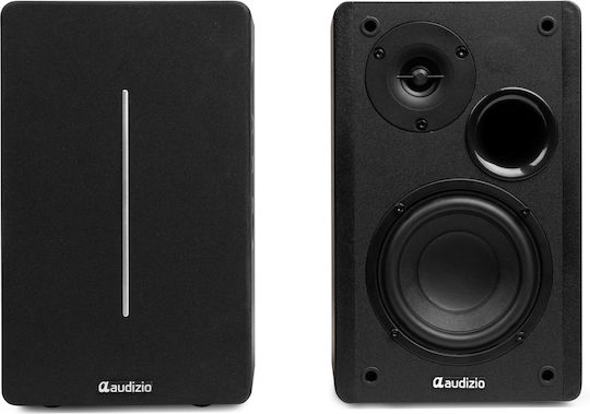 Audizio KS01B Αυτοενισχυόμενα Ηχεία με Bluetooth 120W (Ζεύγος) Μαύρα