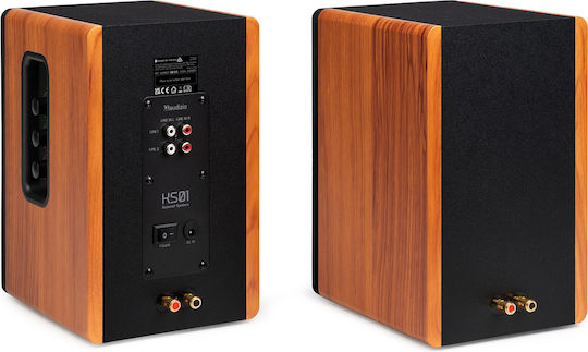 Audizio KS01 Αυτοενισχυόμενα Ηχεία με Bluetooth 80W Wood