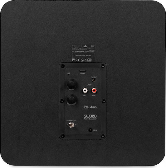 Audizio 100.434 Active Subwoofer with 8" Speaker 160W Black