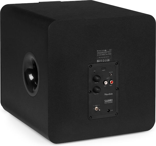 Audizio 100.434 Active Subwoofer with 8" Speaker 160W Black
