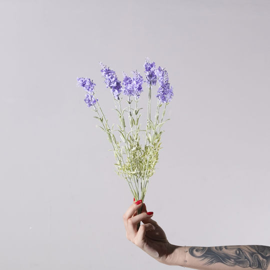 Supergreens Artificial Potted Lavender Purple 40 cm 3802-7