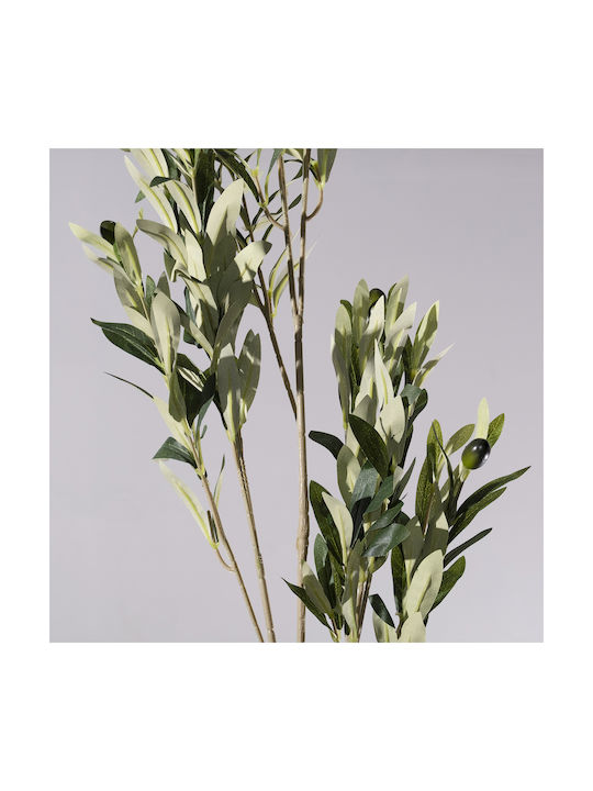 Künstlicher dekorativer Zweig Olive Grün 98cm Supergreens