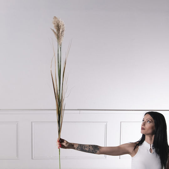Spacegreen Artificial Pampas Grass Branch Natural 140 cm Spacegreen Artificial Pampas Grass Branch Natural 140 cm