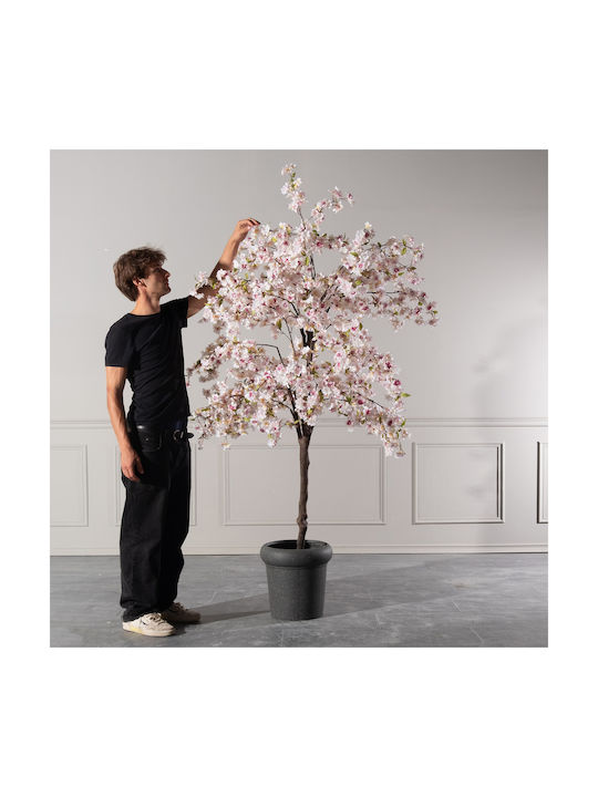 Arbore Artificial de Exterior Cireșe Pink 220cm Supergreens