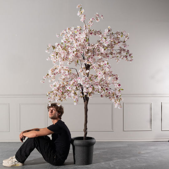 Künstlicher Baum für den Außenbereich Kirsche Rosa 220cm Supergreens