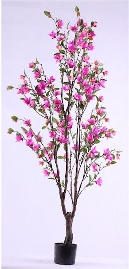 Изкуствено дърво за външно пространство Магнолия Pink 170см Supergreens