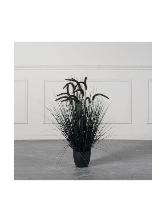 Künstliche Pflanze im Topf Gras Pennisetum Schwarz 104cm Supergreens