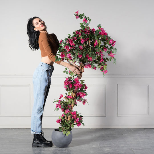 Изкуствено дърво за външно пространство Бугенвилея Fuchsia 185см Supergreens