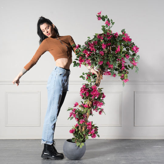Изкуствено дърво за външно пространство Бугенвилея Fuchsia 185см Supergreens