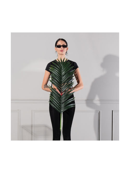 Artificial Decorative Branch Palm Tree Leaf Green 75cm Supergreens