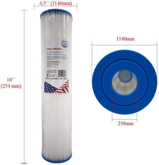 Water Filter Replacement Reverse Osmosis (RO) / for Faucet 20" 5 μm