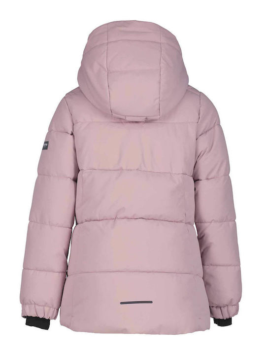 Waterproof Kids' Casual Jacket Windproof with Hood Pink Loris