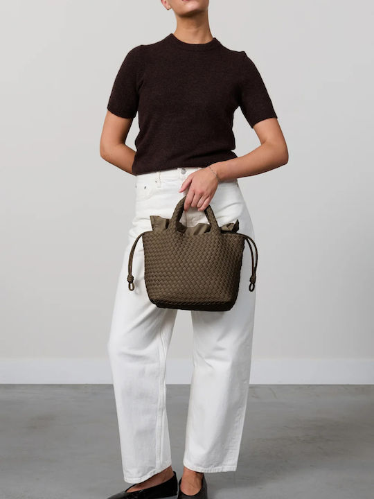 Knitted Women's Drawstring Bag Coco Fresco