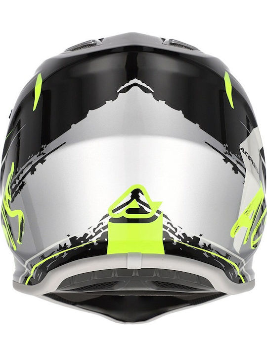 Acerbis MX Profile Black/Fluo Yellow Παιδικό Κράνος Μηχανής Motocross ECE 22.06 1150gr