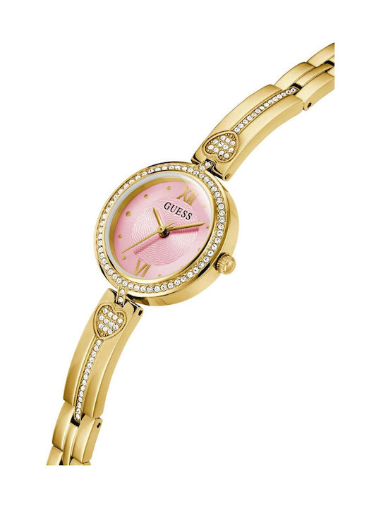 Guess Crystals Watch with Battery Mechanism