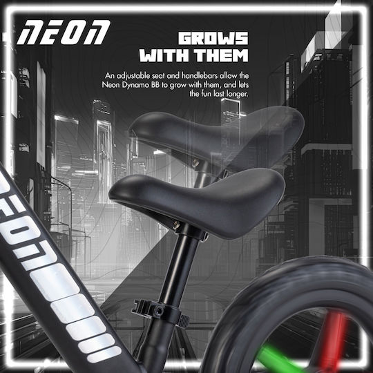 Bicicletă de Echilibru pentru Copii Negru