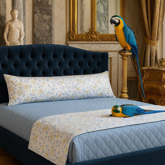 BS Collection Perna Pentru Sarcină Și Alăptare Albastră 160cm