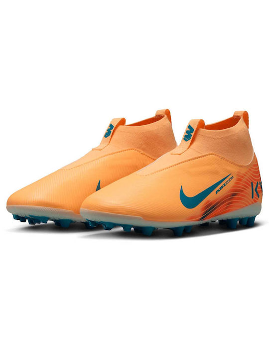 Mercurial Superfly 10 Academy Kylian Mbappé FG/MG Kids Soccer Cleats With Molded Orange