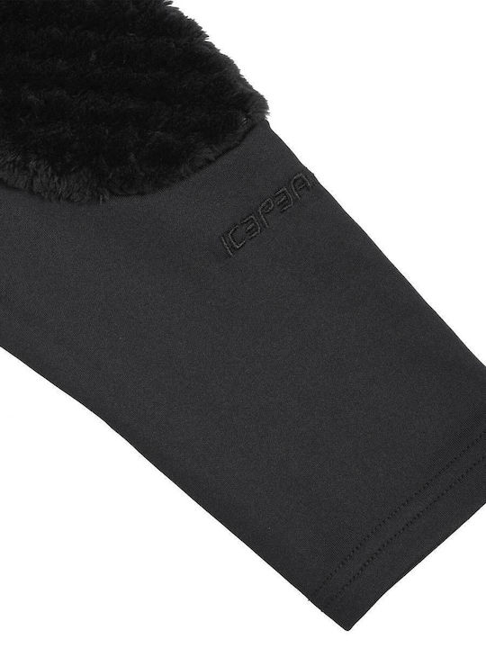 Women's Cardigan with Zipper Black