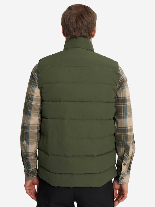 Sleeveless Winter Jacket Waterproof Green