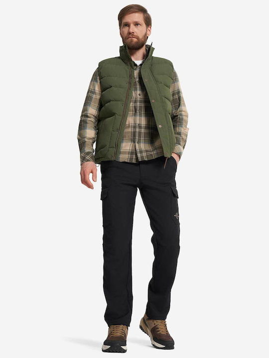 Sleeveless Winter Jacket Waterproof Green