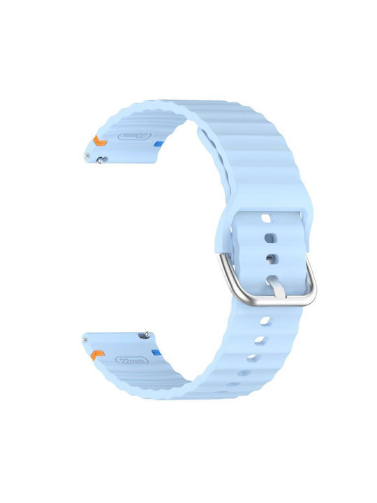 Curea Silicon Albastru deschis (Galaxy Watch 3 45mm - Ceas Galaxy Watch 3 45mm)